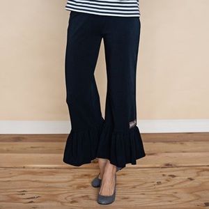 NEW Matilda Jane Black Big Ruffles Ankle Length, S